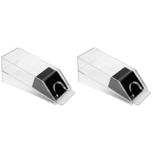 2Pièces Shoe À Cartes Reutilisable Transparent Pour Jeux Sur Table