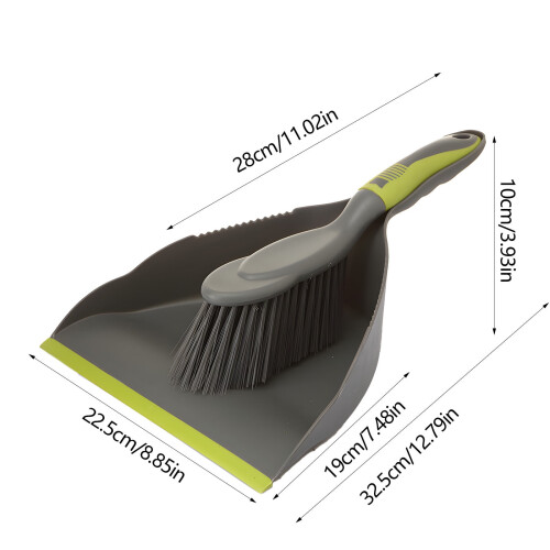 Set mini paletta e paletta – Compatto, moderno e resistente; ideale per casa, ufficio e cucina; realizzato in plastica resistente; compatibile con 2