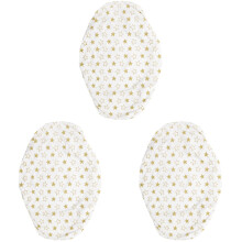 3Pièces De Lit Crib Dorés Doux Peau Sensible Pour Bébé