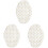 3Pièces De Lit Crib Dorés Doux Peau Sensible Pour Bébé 1