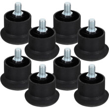 40Pcs Portable Office Chair Feet Pads Locking Feet for Hard Floors