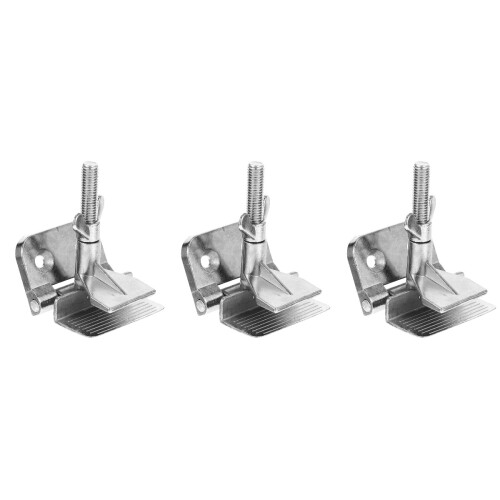 3Pcs Easy Install Silver Metal Screen Printing Hinge Clamp for Crafts 2