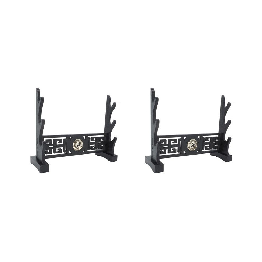 2X Sword Stand Weapon Display Stand Katana Genji Japanese Samurai Sword Blade Templar Medieval Sword Stand -C 4714120306473