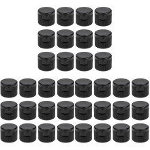 90Pièces Bouchons Bouteille Sport Noir Anti- Étanches