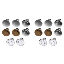16 Sets of Button Pin Jeans, Seamless Fit, Detachable Pants Button Pins, Perfect Fit Instant Jeans Buttons
