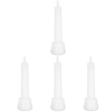 4Pcs Stable Silicone Milking Machine Heads White for Livestock Farm