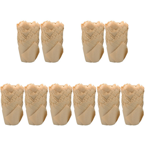 1000Pcs Portable Light Yellow Baking Cup Liners for Cupcakes Muffins