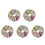 DIY Quilting Patch 300pcs 10cmx10cm Charm Pack Cotton Fabric Patchwork Bundle Fabrics Cloth Sewing 1