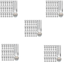 360 Stuks 15 mm Roestvrijstalen Sluiting Drukknoopknop voor Marineboot Canvas met Ponsset Gereedschapsset Zilver