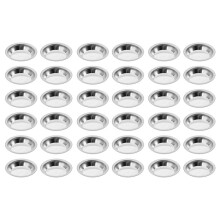 36 PeçAs de Bandeja de Tinta de Cor de AçO InoxidáVel Modelo Paleta de TonificaçãO para Misturar Cor, ÓLeo, Pintura À Base de ÁGua 5 cm