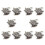 10Pc Antique Silver Dragonfly Aromatherapy Diffuser Pendant Necklace 1
