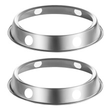6Pcs Stainless Steel Round Pot Stand Heat-Proof Kitchen Holder