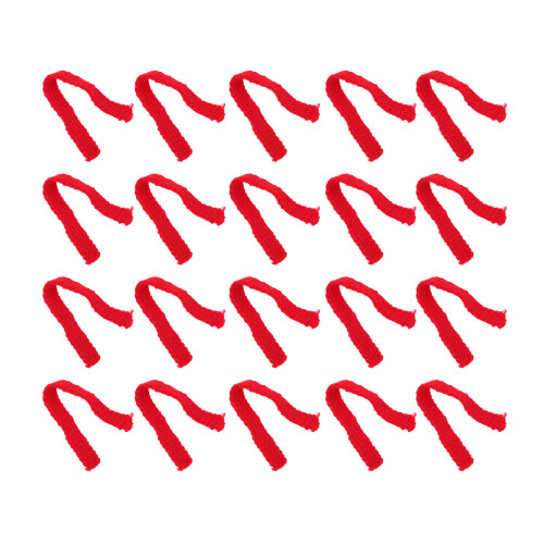 40Pcs Mini Red Scarves Creative Doll Decorations for Party Use 1
