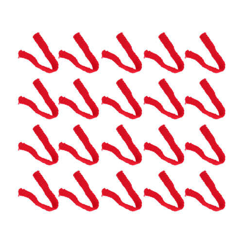 40Pcs Mini Red Scarves Creative Doll Decorations for Party Use 2