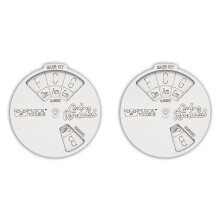 2X Wooden Musician Melody Wheel, Wooden Melody Tool, Circle of Fifths Wheel for Notes, Chords