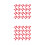 40Pcs Mini Red Scarves Creative Doll Decorations for Party Use 5