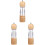 3Pcs Kitchen Essential Manual Pepper Grinder Salt Shaker Bottle 1