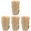400Pcs Grease-Proof Cupcake Holders Light Yellow Heat-Resistant Liners 1