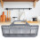 Dishwasher Storage Basket, Solves Washing Problems, Fits Lids Bottles, 19.7x8.3x3.7in 2