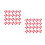 40Pcs Mini Red Scarves Creative Doll Decorations for Party Use 9