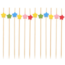 200Pcs Assorted Fruit Stick Cocktail Picks for Appetizer and Cake