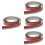 4pcs Floor Transition Strip Stone Plastic Excessive Strip Pvc 5