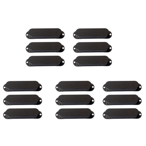 15X Noir St Couvercle de Ramassage Simple Bobinage Couvertures de Ramassage ScelléEs