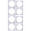 8Pcs Acrylic Layer Cake Mold Square Board Cake Decorating Tools 9