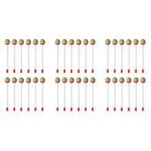 36 StüCk Lollipop Drum Mallet Sticks Round Rainbow Hammer Percussion Sticks Drumsticks für Kinder Child Mallet Musical Toy