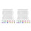 Sublimation Keychain Blanks Bulk 240Pcs Keychain Blanks Set with Rectangle Sublimation Blanks,for DIY Keychain Crafting 1