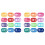 384 Peças 7 Polegadas Potholder Loops Tecelagem Loops Tecelagem Artesanato com 12 Cores para Artesanato DIY Suprimentos A 1