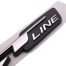 6X Cool 3D Car Style Sticker Letters Sticker for Rear Trunk Car Doors Stickers