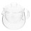 2Pcs Transparent Thickened Glass Teapot Scented Tea Holder 11