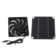 5W Monocrystalline Solar Panel Fan Kit, 5V DC, 300g