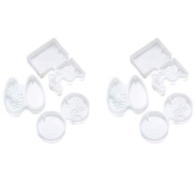 6 Sätze Inselharzform Epoxidharz Kieselgelform Schmuckform DIY Marine Style Handwerksdekoration