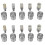 10 Sets Double Caps Rivets Dies(5mm/6mm/8mm/10mm/12mm) 1
