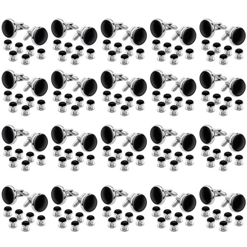 Gemelli E Borchie per Camicie da Smoking Business Wedding 40 Gemelli E 120 Borchie