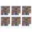 144PCS Self Adhesive Mosaic Brick Tile 3D Sticker Kitchen Bathroom Wall Stickers -10X10cm 1