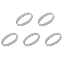 5X Brazalete de Puno Munequera Pulsera de Elasticidad de Moda de Goma de Silicona