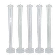 5X Candle Molds Durable Candle Molds for Making Candles Classic Tall Taper Mold