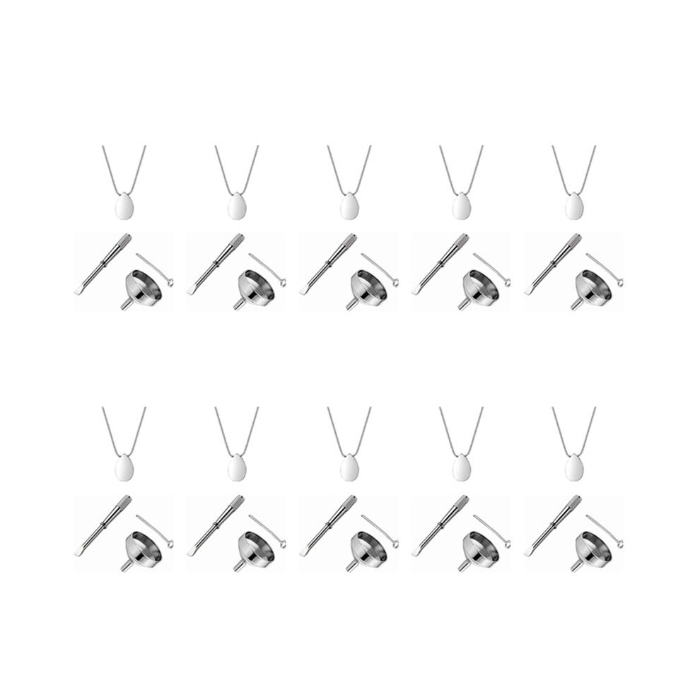 10X Personalized Teardrop Shape Of Waterdrop Cremation Urn Necklace With Fill Kit For Ashes Cremation Jewelry 4712913598272
