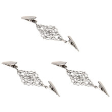 3X Women Cardigan Sweater Blouse Pin Shawl Brooch Flower Clips Shirt Collar Retro Duck Clip Scarf Clasps Charm