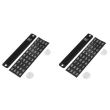 2X Luminous Magnetic Temporary Parking Card Phone Number Card Sticker for Rio Soul 3 6