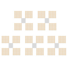 500 Pieces Round Wooden Discs with Holes Birthday Board Tags and 500 Pieces 15 mm Rings for Arts and Crafts (3CM)