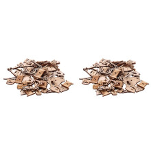 200Pcs Sewing Machine Scissors Shaped Wooden Buttons Sewing Button for Children Clothes Decorative Button Scrapbooking