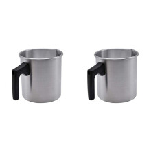 2X 1.2L Candle Melting Pot Wax Melting Cup Wax Melting Pot Candle Making Pouring Pot for Home DIY Candle Store