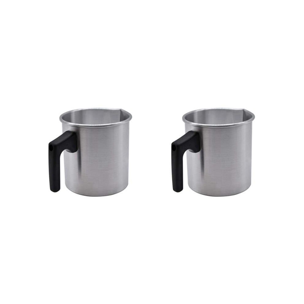 2X 1.2L Candle Melting Pot Wax Melting Cup Wax Melting Pot Candle Making Pouring Pot For Home Diy Candle Store 4711640315749