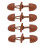 4Pcs Coat Toggle Buttons Accessories Simple Garment Buttons PU Leather Practical Brown 2