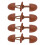 4Pcs Coat Toggle Buttons Accessories Simple Garment Buttons PU Leather Practical Brown 3