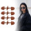 4Pcs Coat Toggle Buttons Accessories Simple Garment Buttons PU Leather Practical Brown 7